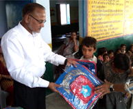 Bags Distribution by Mr S.K. Garg HBTI KANPUR